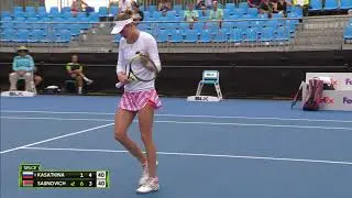 Daria Kasatkina v Aliaksandra Sasnovich match highlights (1R) | Sydney International 2019