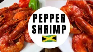 Jamaican 🇯🇲pepper 🌶 shrimp 🦐