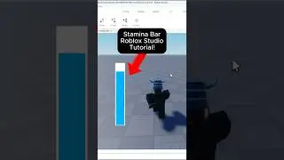 Stamina Bar Tutorial in Roblox Studio (Horizontal and Vertical)!