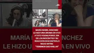 La broma de Mar&iacute;a Isabel S&aacute;nchez a Tato Young por el D&iacute;a de los Inocentes que descontrol&oacute; el aire