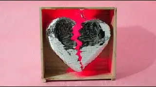 How to make a broken heart shaped disco ball like the one in Camila Cabello and Miley's music video
