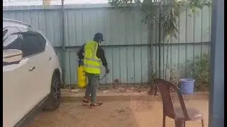 Mosquito Larvae Control Service at Outside Industrial Area by Tiger Pest Control Co.+880 1725-286527