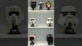 Small to Big LEGO Star Wars helmets! Which is the best? #shorts