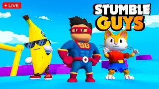 STUMBLE GUYS LIVE | UNLIMITED BLOCK DASH ROOM CODE 😍 VENOX IS LIVE