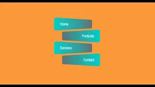 Angled Gradient Button Hover Effect Using CSS | HTML