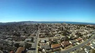 Monterey Bay Aerial 360 from Seaside, Ca. Unstabilized