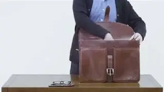 HOW TO PACK | The Tomacelli3 Large Leather Briefcase
