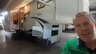 2010 HitchHiker Discover America 349 Four Slide Fifth Wheel