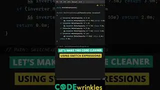 Replace Annoying IFs with Switch Expressions #dotnet  #coding