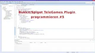 Bukkit/Spigot TeleGames Plugin programmieren #5