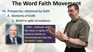 The Word Faith Movement: class 4 of 11