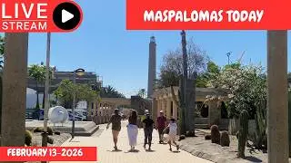 Gran Canaria LIVE 🔴MASPALOMAS TODAY - FEBRUARY 13-2026