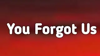 You Forgot Us | Heartfelt Lyrics | Emotional lyrics | Lyrics 2025.