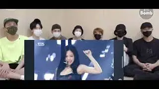 bts reaction to Blackpink Jennie fan cams 4K pt 2 (fake reaction)
