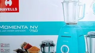 #bestmixer Havells Momenta 750 W Mixer griender Unboxing and Review