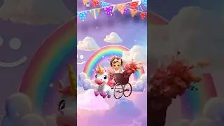 Unicorn Theme Birthday Invitation | God's Gift Baby Birthday Video  #birthdayinvitation #birthday