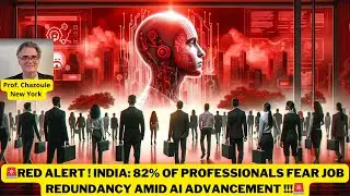 🚨RED ALERT ! INDIA: 82% OF PROFESSIONALS FEAR JOB REDUNDANCY AMID AI ADVANCEMENT !!!🚨🚨🚨