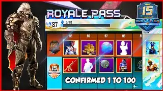 PUBG MOBILE SEASON 15 ROYAL PASS CONFIRMED REWARDS | SEASON 15 PUBG MOBILE | PUBG SEASON 15