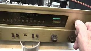 Testing Fisher 400 Vacuum Tube Receiver