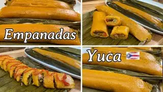 Receta tradicional de Empanadas de Yuca Puertorrique&ntilde;as