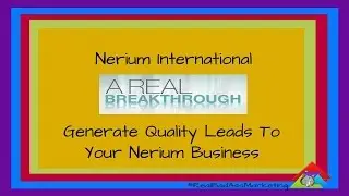 Nerium International Lead Generation