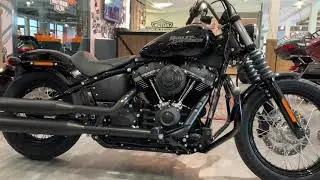 Customized Street Bob Harley-Davidson vivid black Softail 2020