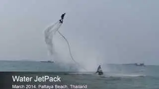 Water Jetpack, Jet flyer, Fly Board, Hover Board, Pattaya Beach, Thailand