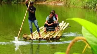 River Rafting (bamboo rafting) in Wayanad, Kerala