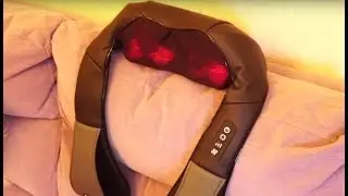 Naipo Shiatsu style Kneading Massager - 8 rollers with optional Heat
