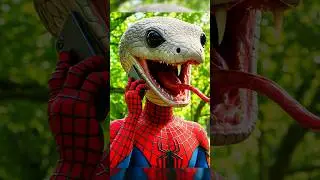 Spider-Man Transformation into Snake?! Spiderman vs Sonic vs Ironman #spiderman #sonic #ironman