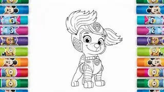 Paw Patrol Adventure Coloring | Drawing for Kids 🐾