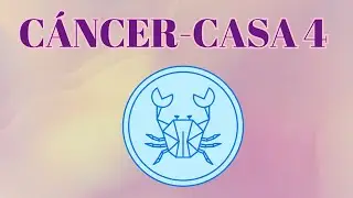 C&aacute;ncer 🦀♋- Casa 4 🌕🌑🌊