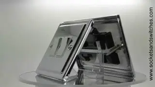Art Deco Select Polished Chrome Sockets and Switches