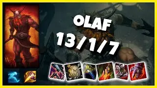 Olaf vs Graves KOREAN Challenger JUNGLE (13/1/7) - v11.1