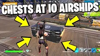 IO AIRSHIP Locations & Search Chests at IO AIRSHIPS (Fortnite)