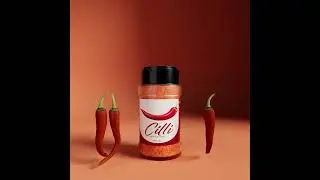 Masala Jar 3d Video Final Render