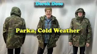 Parka, Cold Weather, Camouflage.