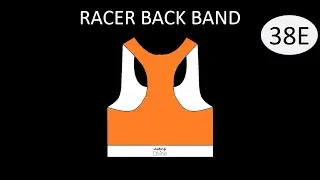 Free 38E Plain Racer Back Band PDF Pattern Preview