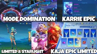 UPDATE EVENT MODE BARU DOMINATION, SKIN STARLIGHT NOVEMBER, SKIN KARRIE & KAJA EPIC LIMITED | MLBB