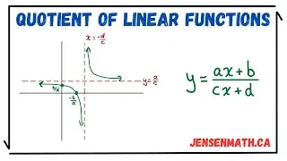 Quotient of Linear Functions | math 12 | jensenmath.ca
