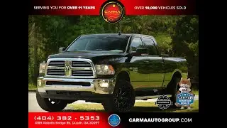 Carma Automotive Black 2016 Ram 2500 Crew Cab SLT PICKUP 4D 6 1/3 FT