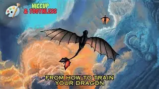 Beyond the Clouds | Dragon Flight Artwork (HTTYD Vibes)