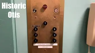 Incredible Historic Otis Traction Elevator @ Battle Hall - UT Austin - Austin, TX