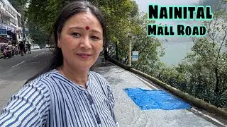 Nainital लगातार हो रही बारिश से लोगों को काफी नुकसान lower Mall Road पर दरार आई #nainital #mallroad 
