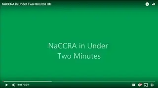 NaCCRA in Under Two Minutes HD