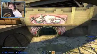 Overpass: Monster lurk smoke from T spawn