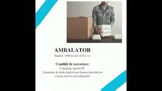 Job fără experiență, te &icirc;nvățăm la locul de munca!