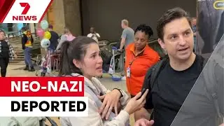 Neo-Nazi deported after anti-Jewish rally | 7NEWS