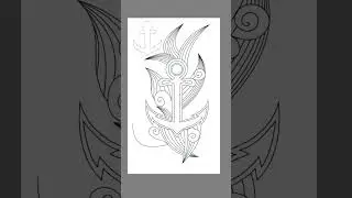Drawing Amazing Anchor ⚓🔱⛵ #shorts #art #anchor
