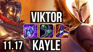 VIKTOR vs KAYLE (MID) | 14/2/12, 65% winrate, Legendary | NA Diamond | v11.17